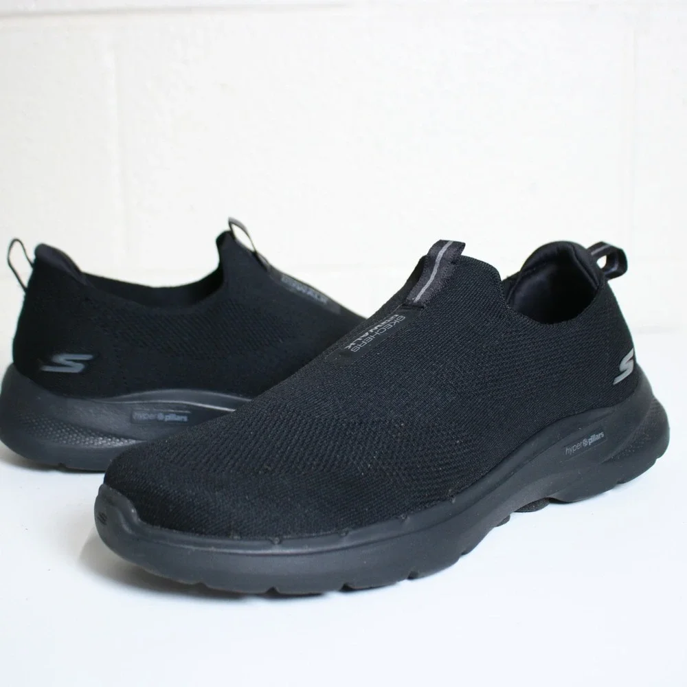Skechers Air Cooled Memory Foam Slip On Shoes Walking 10.5 Hyper Pillars Go Walk